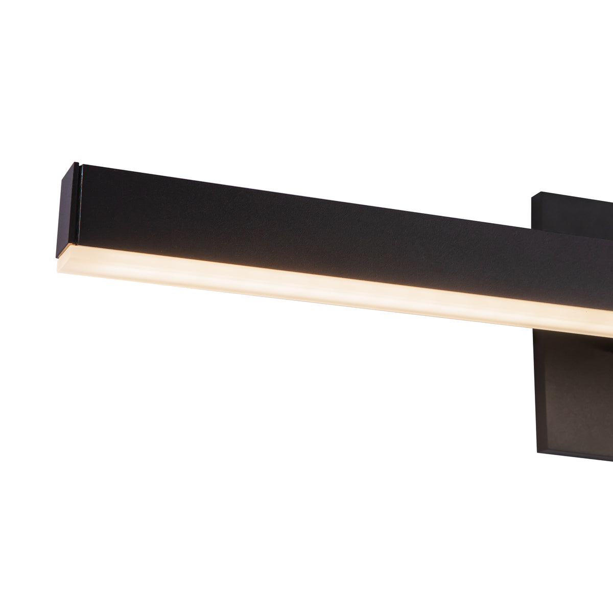 Barre d'éclairage de salle de bain Vega Noir, 23", 3000K – vue 4