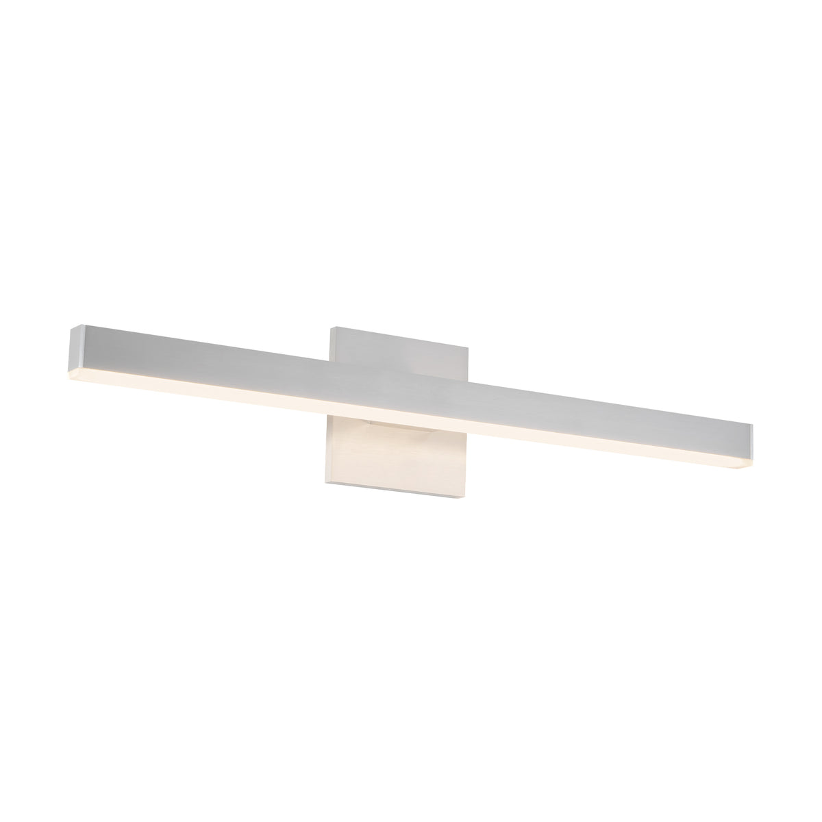 Barre d'éclairage de salle de bain Vega Nickel brossé, 23", 3000K – vue 2