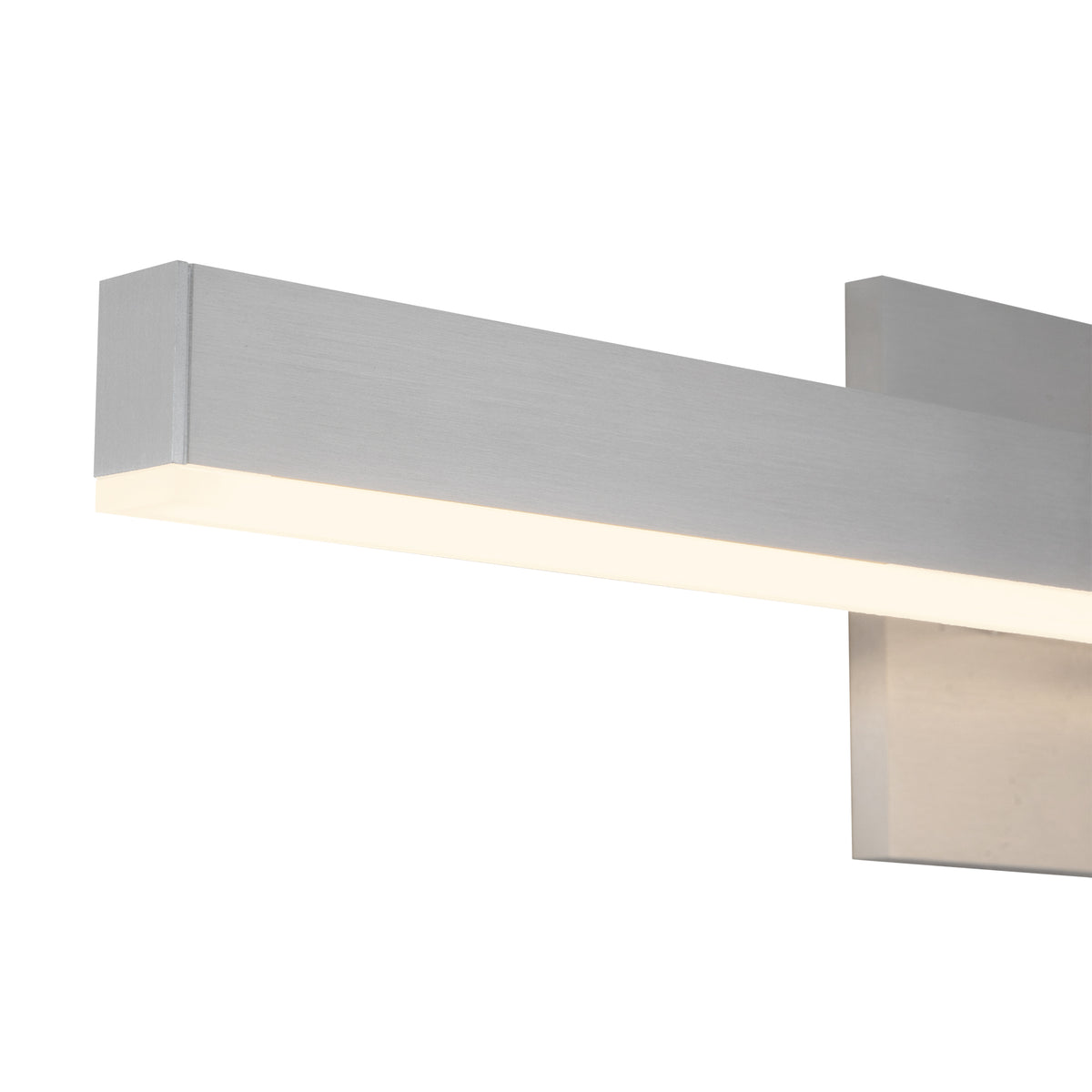 Barre d'éclairage de salle de bain Vega Nickel brossé, 23", 3000K – vue 4
