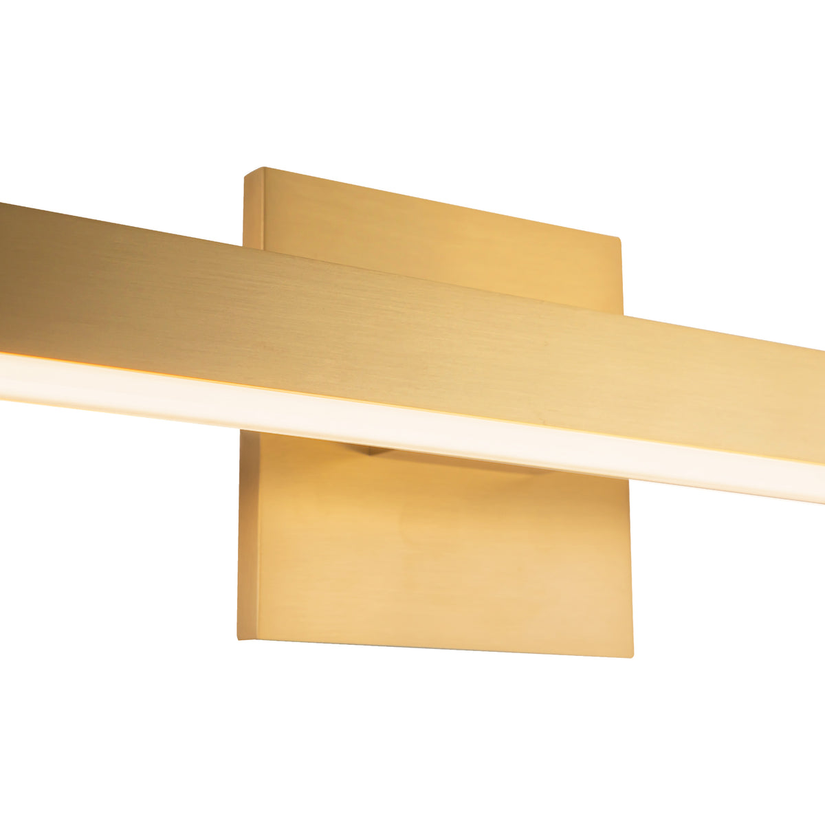 Barre d'éclairage de salle de bain Vega Or brossé, 37", 2700K – vue 5