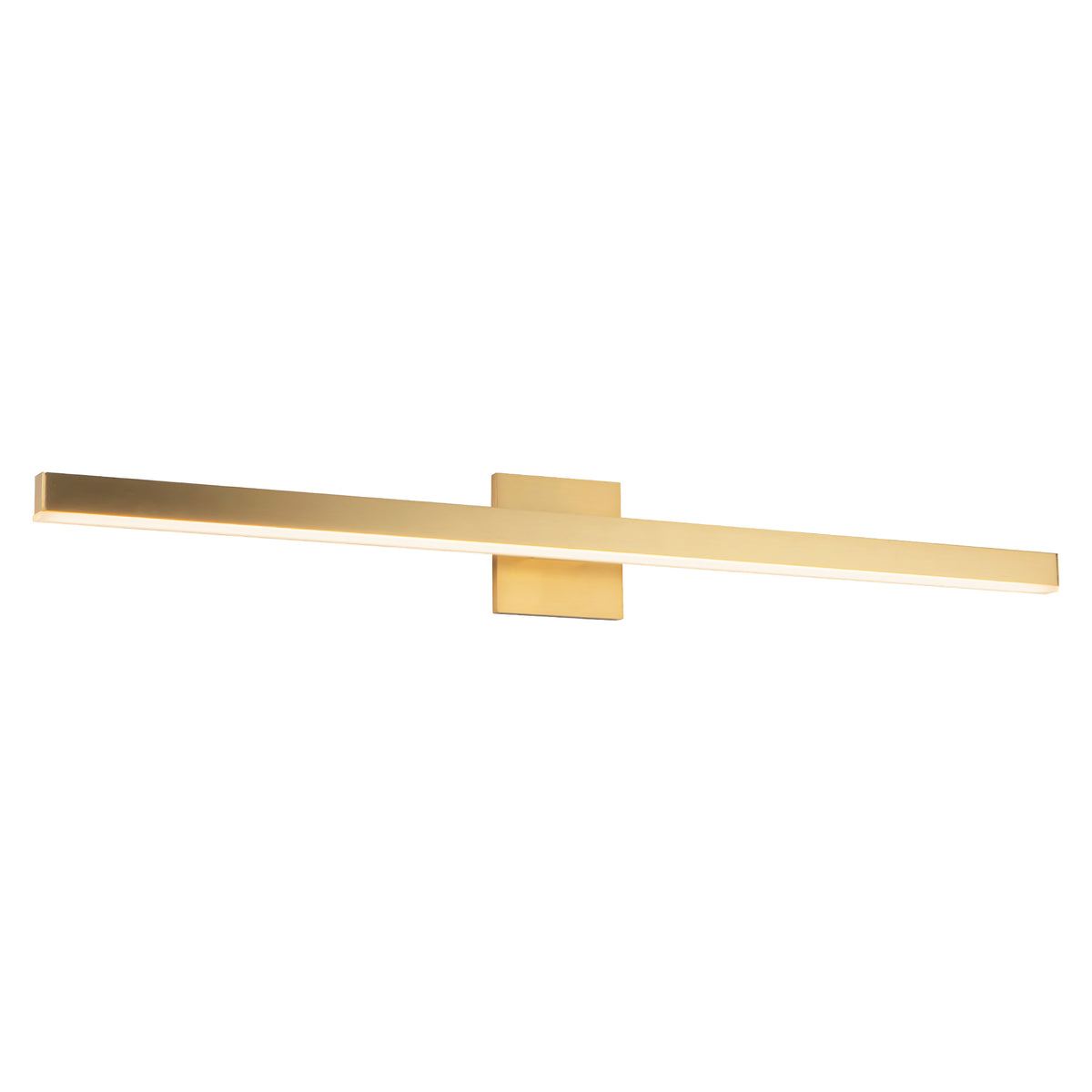 Barre d'éclairage de salle de bain Vega Or brossé, 37", 3000K – vue 2