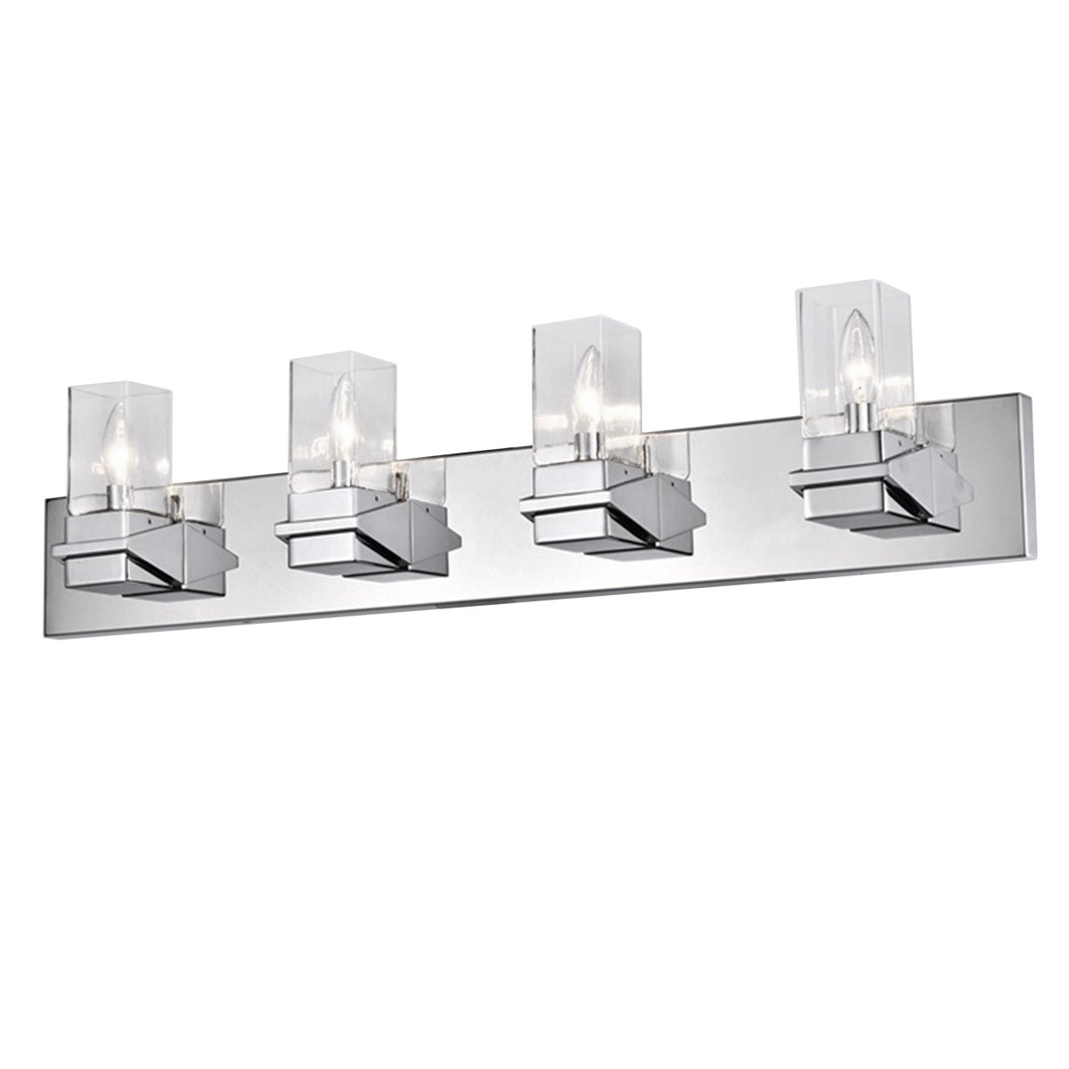 Luminaire de vanité Veronica - Chrome poli 32" by Dainolite | Luminaires & cie