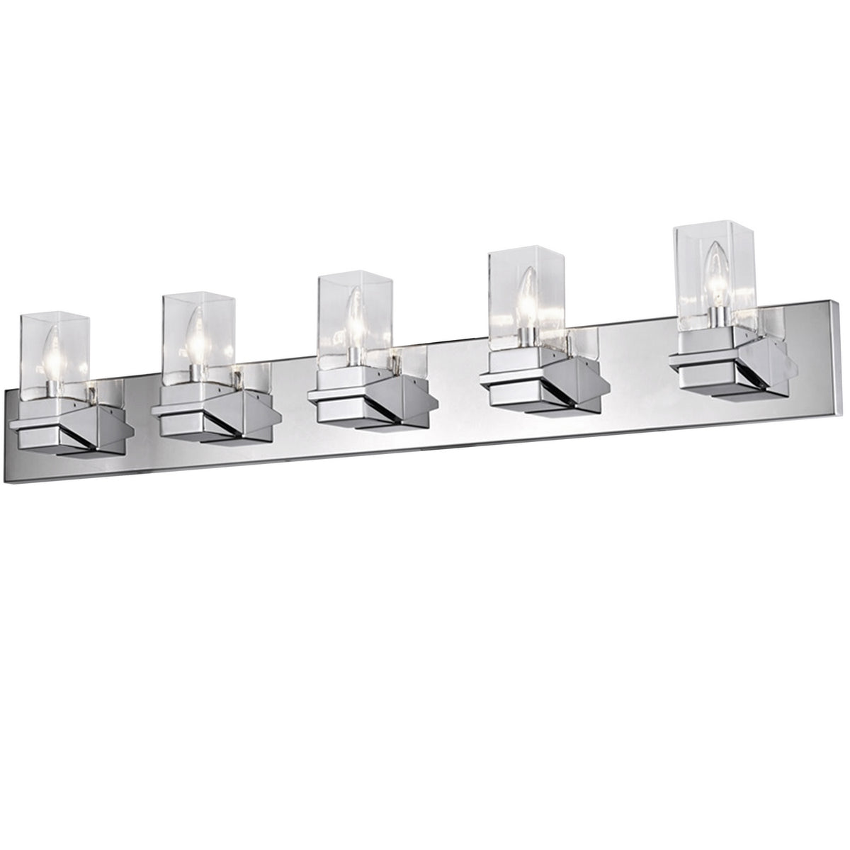 Luminaire de vanité Veronica Chrome poli, 40" – Dainolite