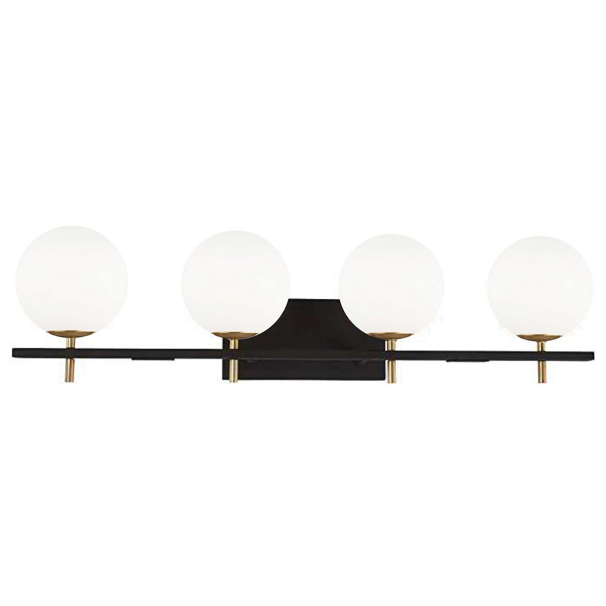 Luminaire de vanité Vivaldi 32 1/2", Noir mat – vue 2