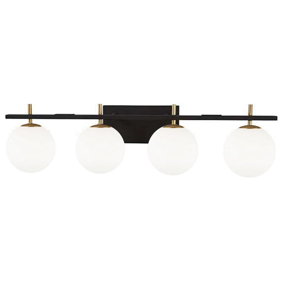 Luminaire de vanité Vivaldi 32 1/2", Noir mat – Dainolite