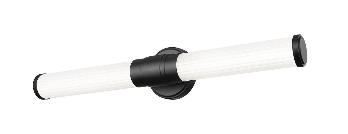 Barre d'éclairage de salle de bain Warwick Noir mat, 25 1/4" – vue 2