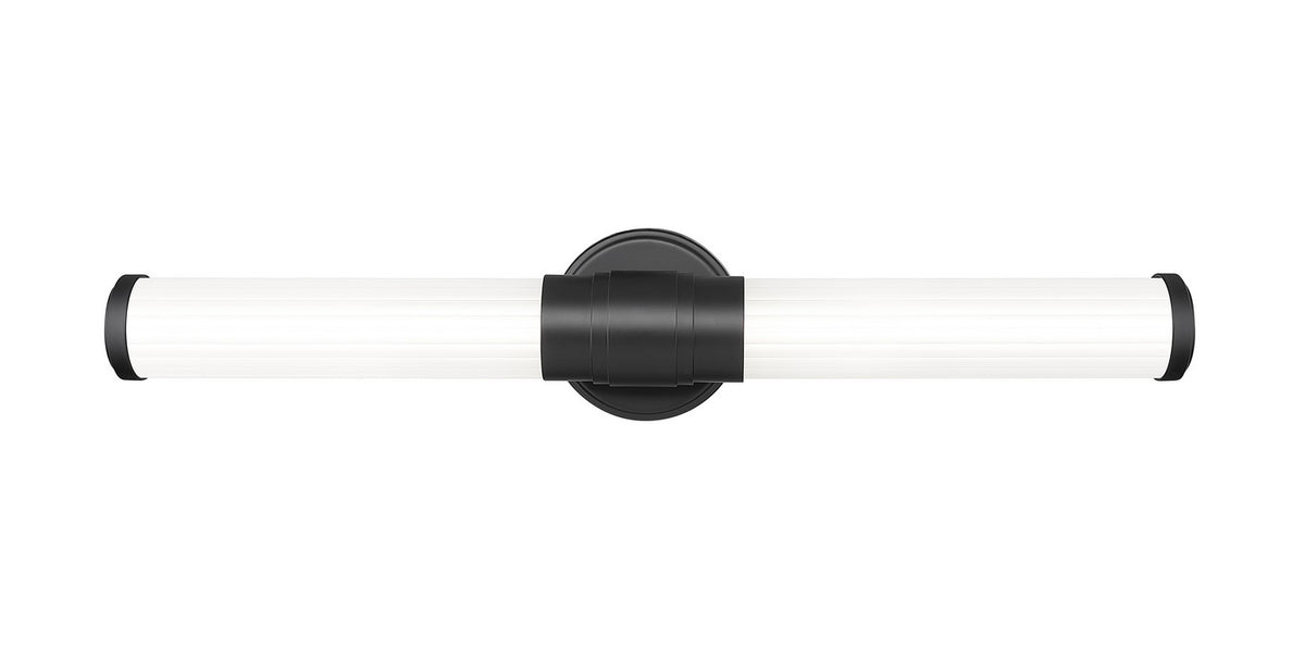Barre d'éclairage de salle de bain Warwick Noir mat, 25 1/4" – vue 3