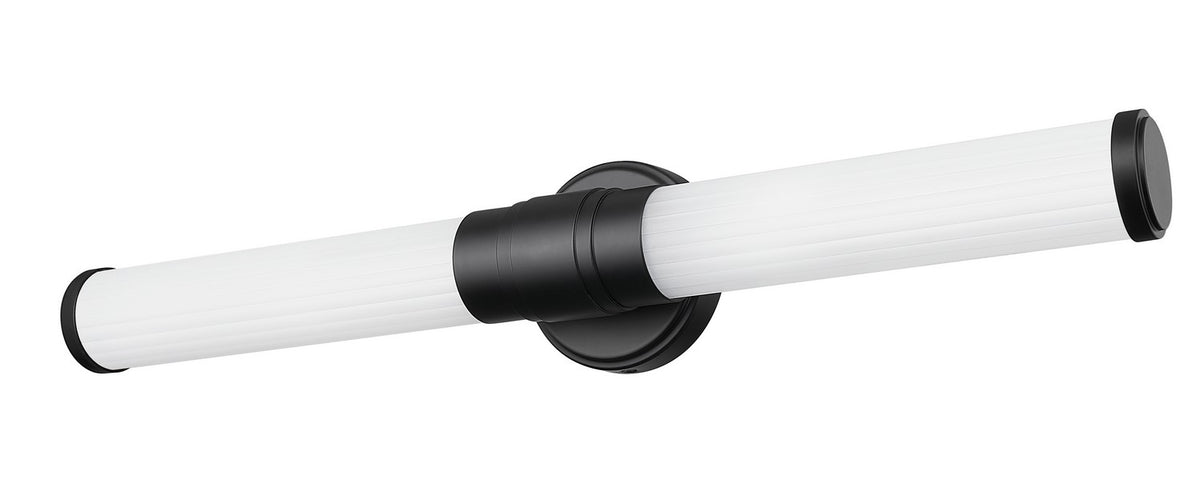 Barre d'éclairage de salle de bain Warwick Noir mat, 25 1/4" – vue 4