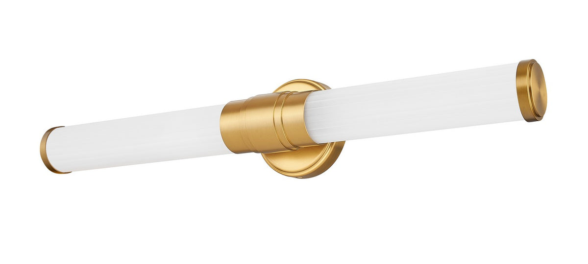 Barre d'éclairage de salle de bain Warwick Or moderne, 25 1/4" – vue 4