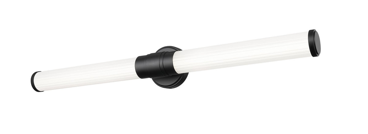 Barre d'éclairage de salle de bain Warwick Noir mat, 32 1/2" – vue 2