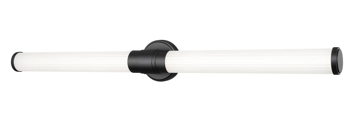 Barre d'éclairage de salle de bain Warwick Noir mat, 40 1/4" – Z-Lite