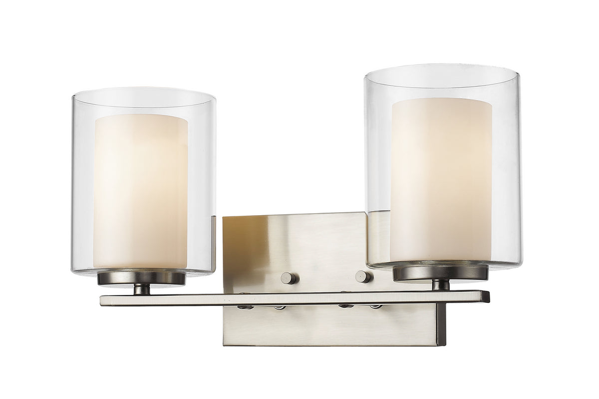 Luminaire de vanité Willow Nickel brossé, 15" – Z-Lite