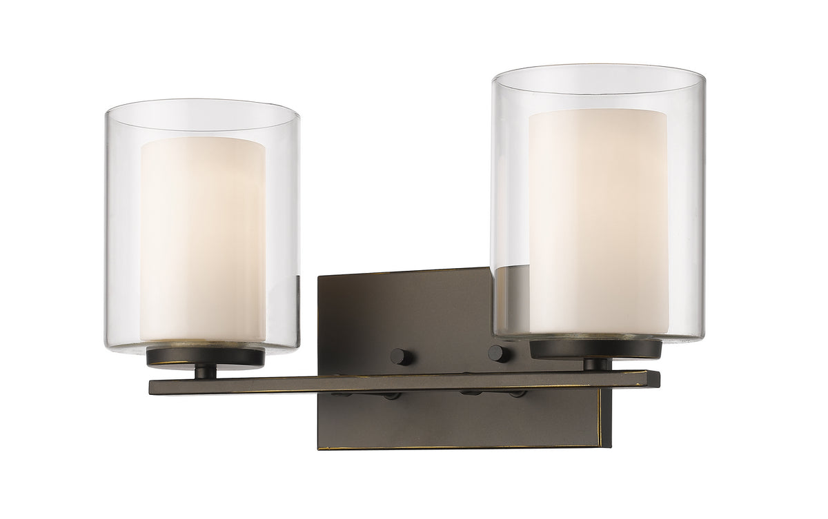 Luminaire de vanité Willow Bronze vieilli, 15" – Z-Lite