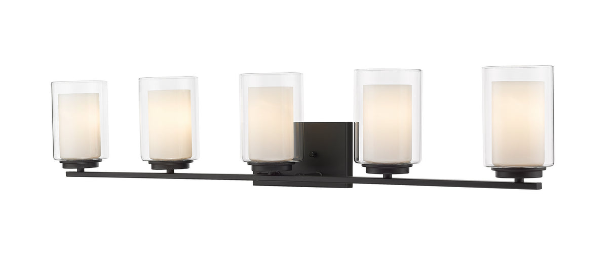Luminaire de vanité Willow Noir mat, 40 1/2" – Z-Lite
