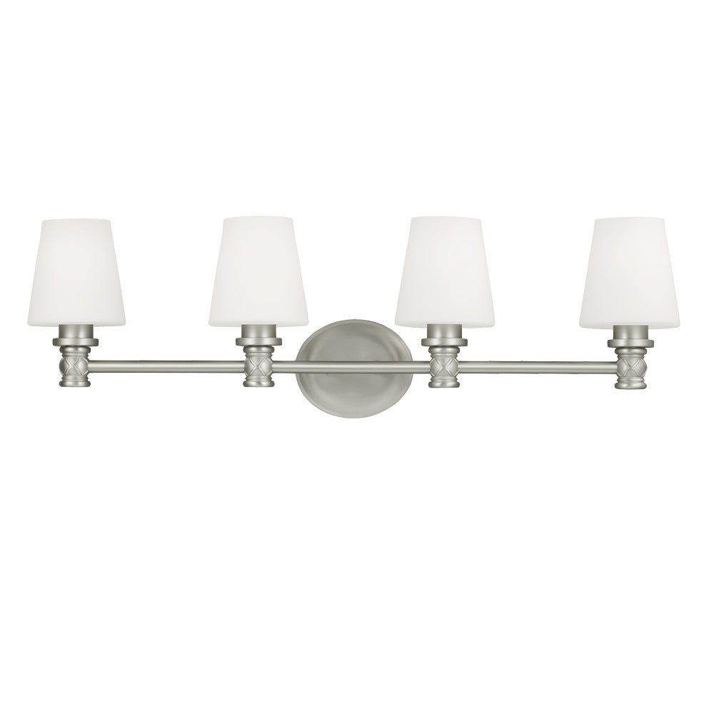 Luminaire de vanité Xavierre - Nickel satiné 32 1/4" by Visual Comfort Studio | Luminaires & cie