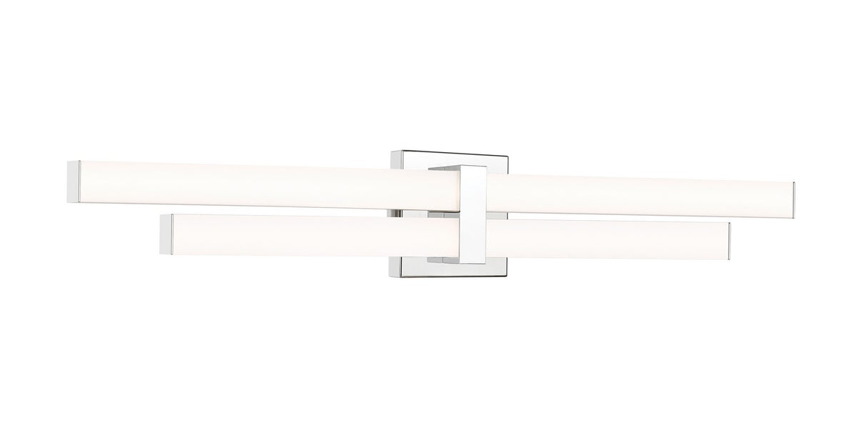 Barre d'éclairage de salle de bain Zane Chrome, 32" – Z-Lite