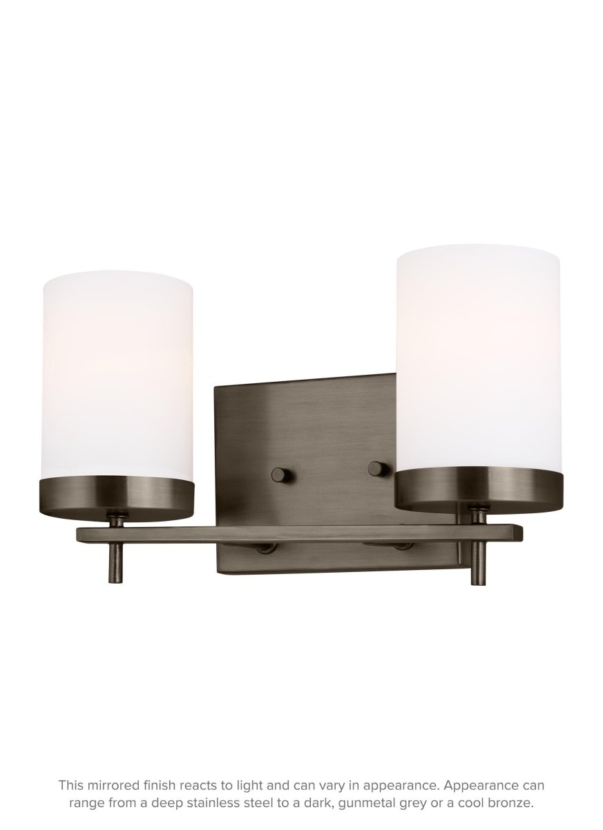 Luminaire de vanité Zire - Bronze brossé bronze 14" Ampoules non - incluses by Visual Comfort Studio | Luminaires & cie