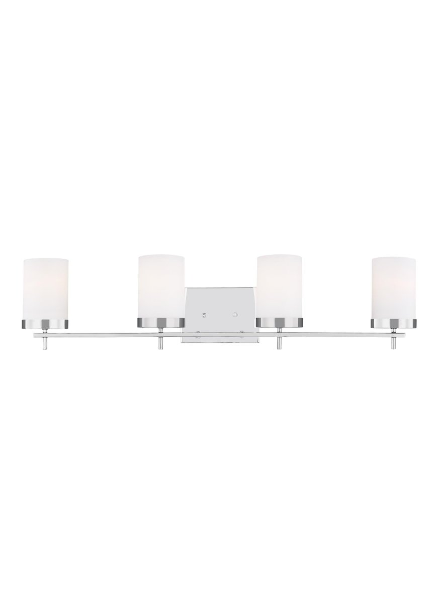 Luminaire de vanité Zire - Chrome 34" Ampoules DEL incluses by Visual Comfort Studio | Luminaires & cie