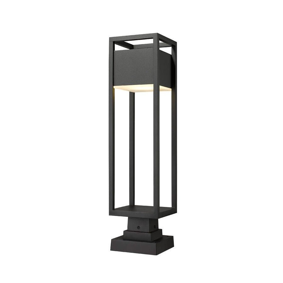 Luminaire extérieur sur socle Barwick S - 7" by Z - Lite | Luminaires & cie