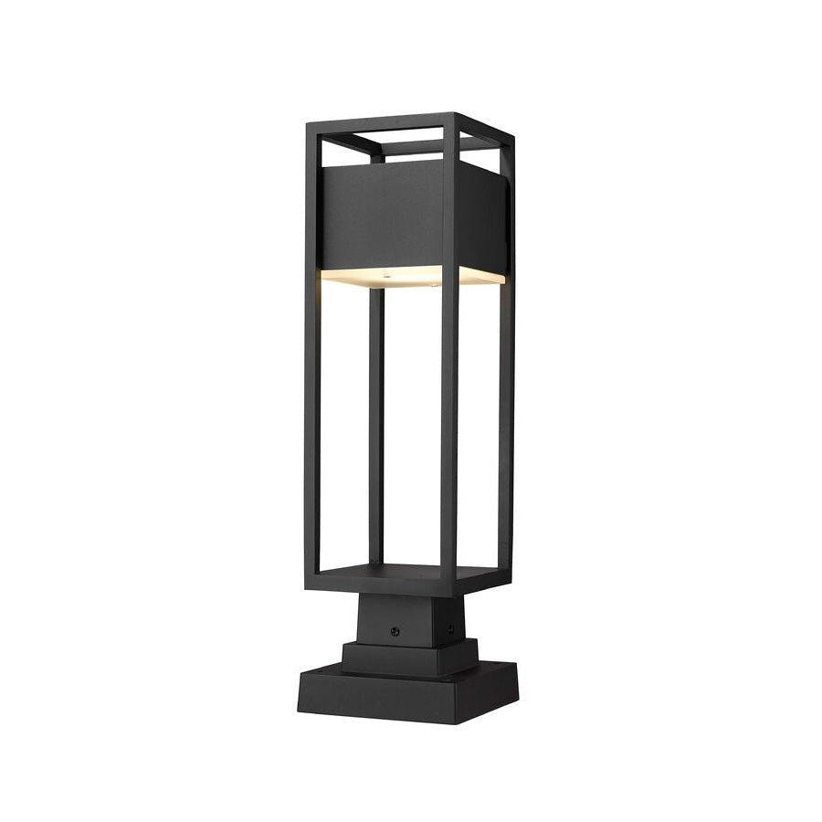 Luminaire extérieur sur socle Barwick S - 6 1/4" by Z - Lite | Luminaires & cie