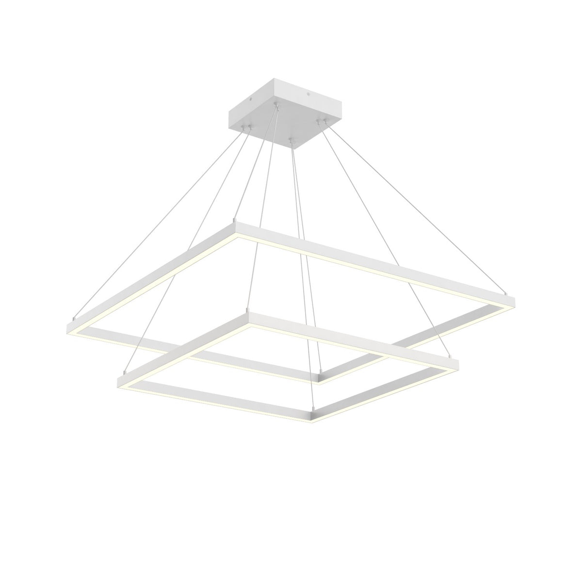 Lustre 2-étage Piazza Blanc, 31 1/2" – Kuzco Lighting