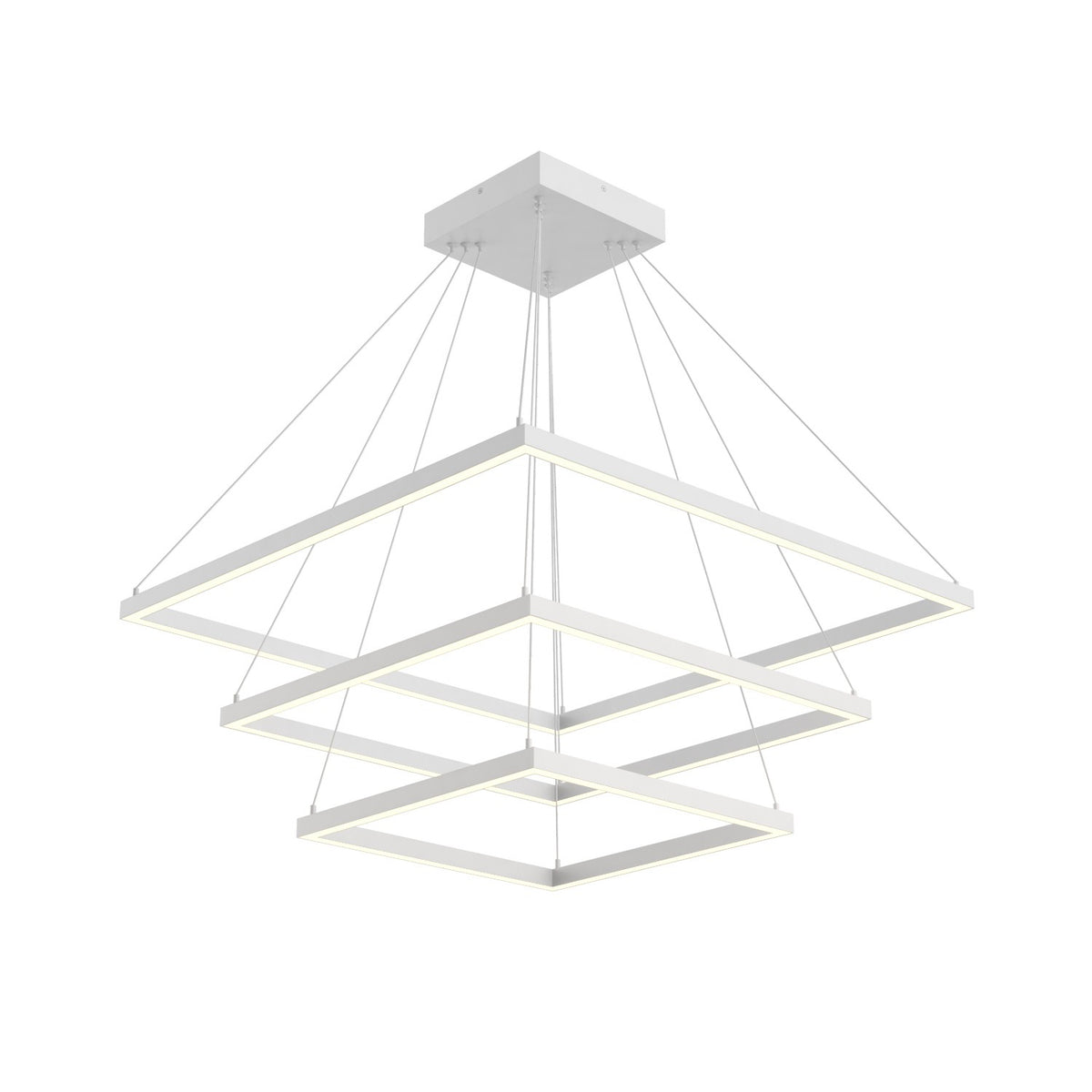 Lustre 3-étages Piazza Blanc – vue 2
