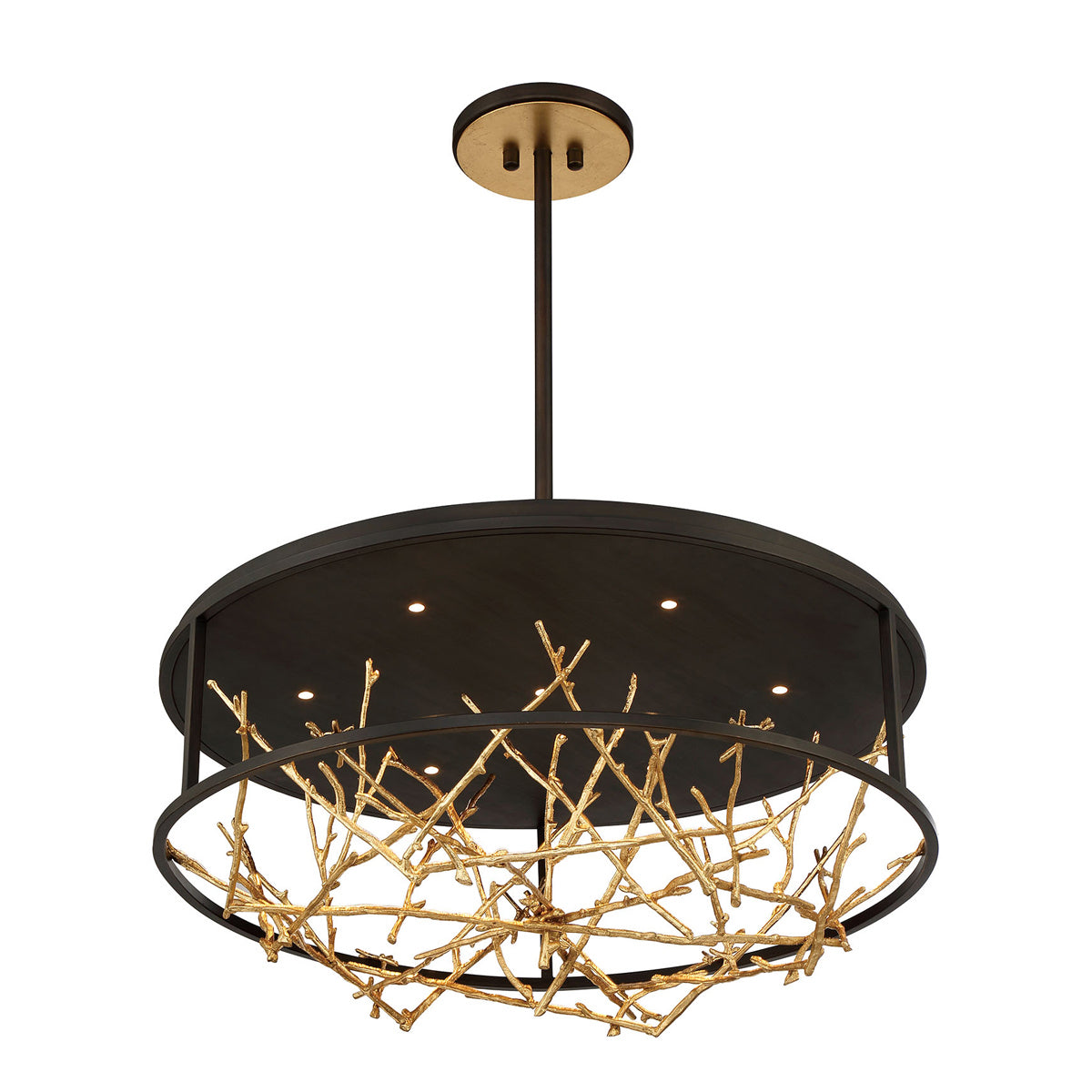 Lustre Aerie Or-Noir mélangé – vue 2