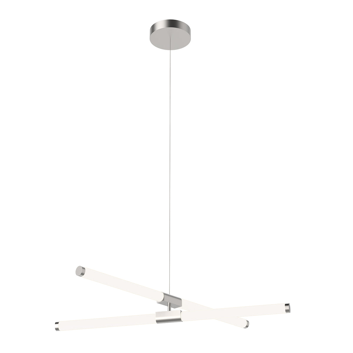 Lustre Akari Nickel brossé – vue 2