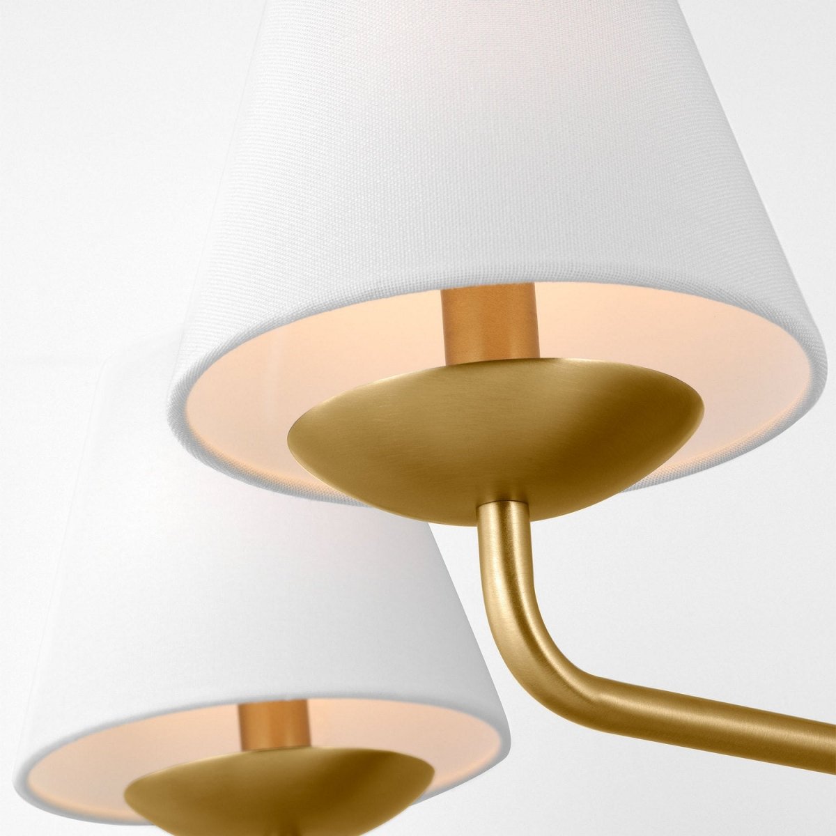 Lustre Albion - Laiton satiné 34" by Visual Comfort Studio | Luminaires & cie