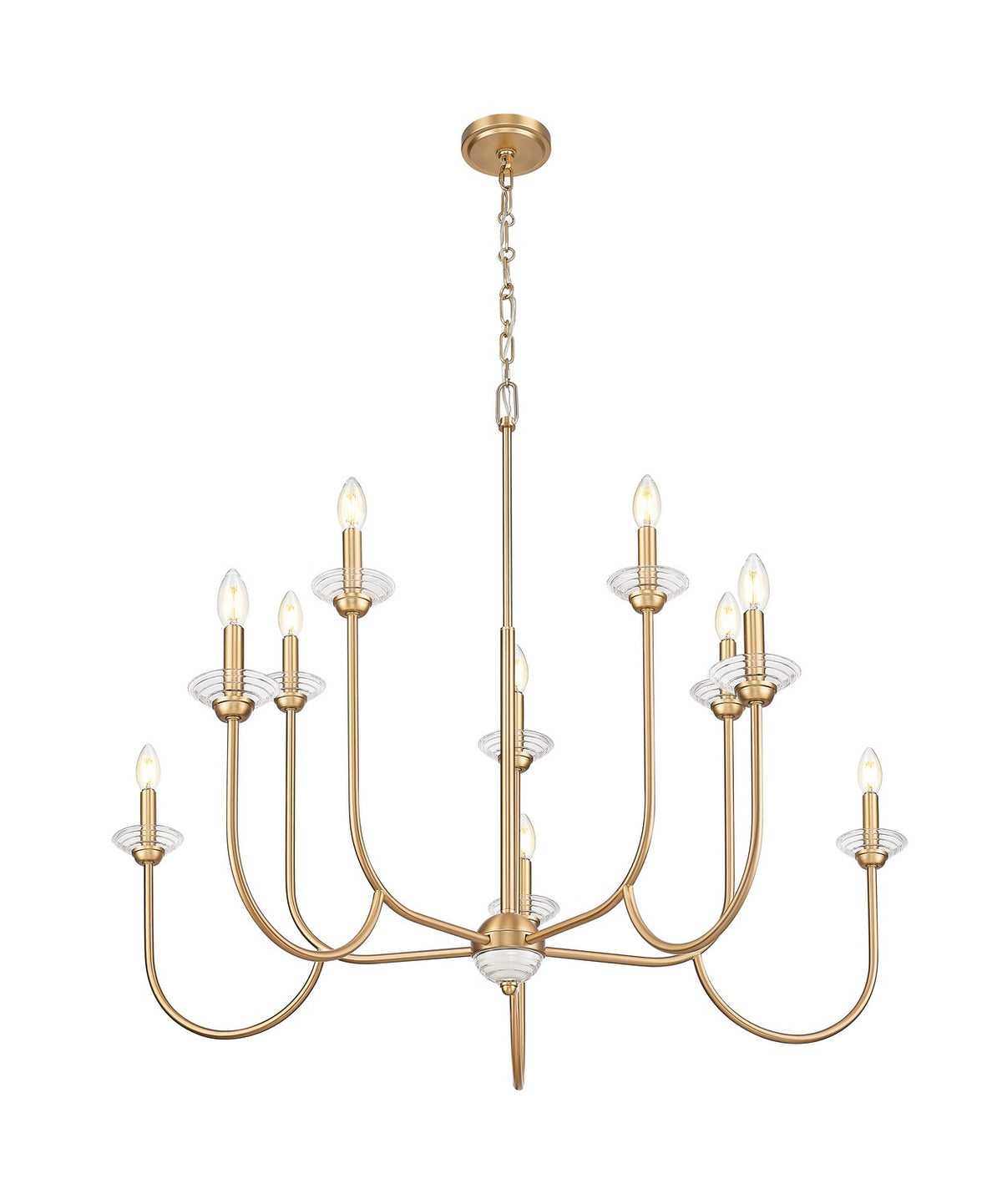 Lustre Allistair Or moderne, 42" – vue 2