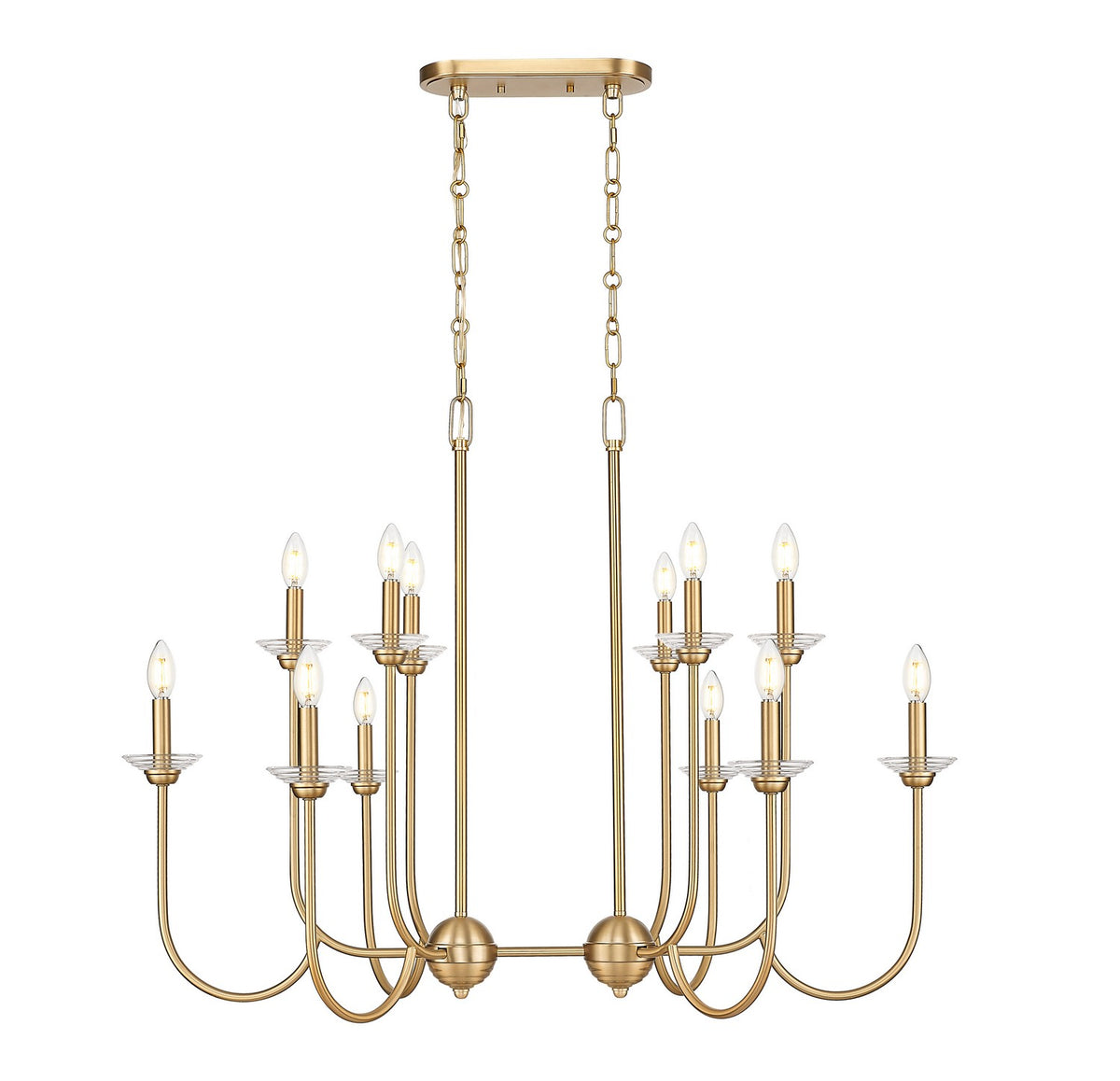 Lustre Allistair Or moderne, 24 1/2" – vue 3