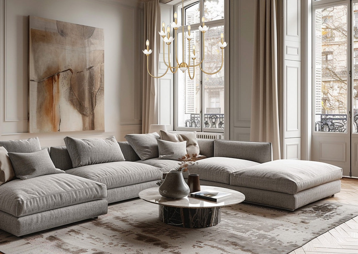 Lustre Allistair Or moderne, 36" – vue 6