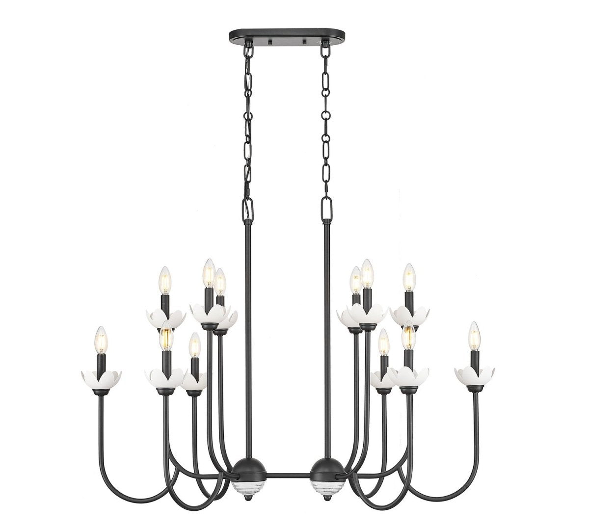 Lustre Allistair - Noir mat 24 1/2" by Z-Lite | Luminaires & cie