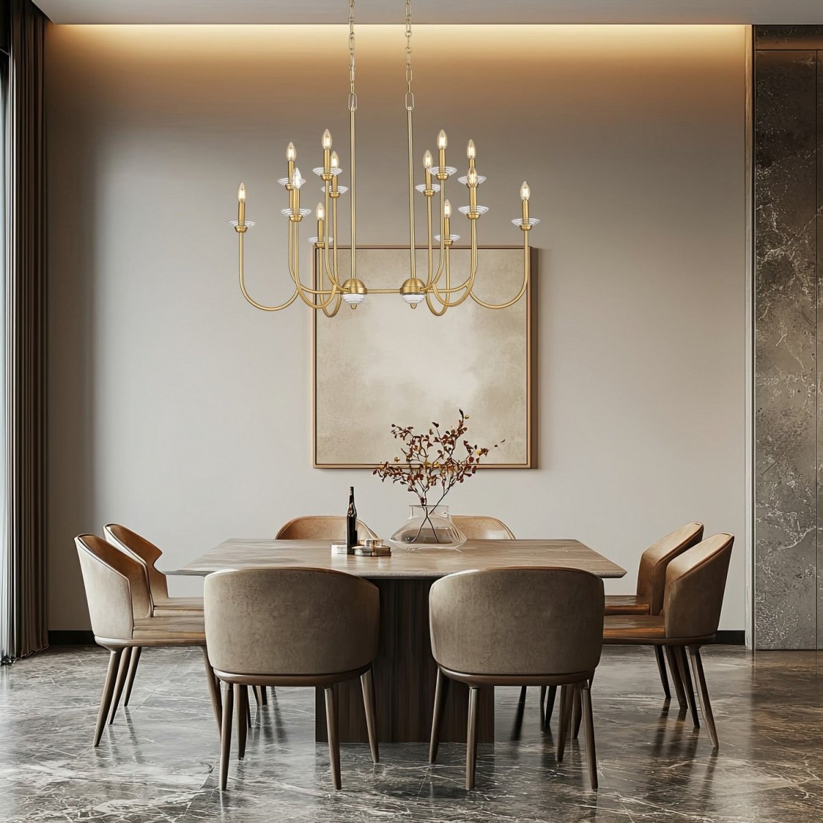 Lustre Allistair - Or moderne 36" by Z-Lite | Luminaires & cie