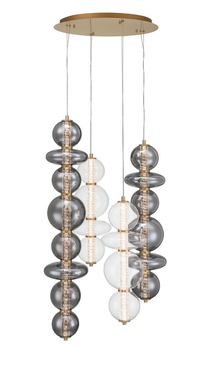 Lustre allongé Atomo Or – Eurofase