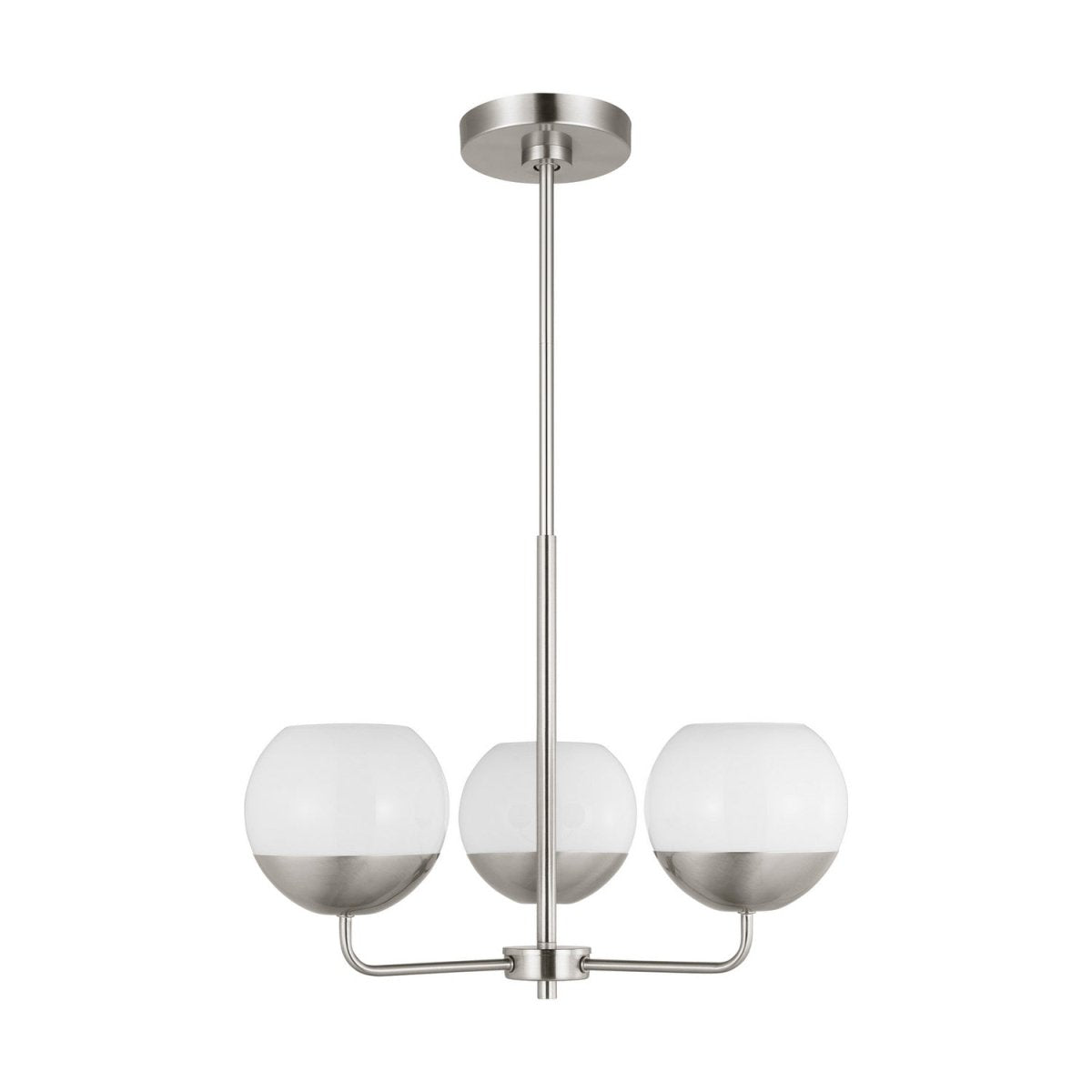 Lustre Alvin - Nickel brossé 20 1/4" by Visual Comfort Studio | Luminaires & cie