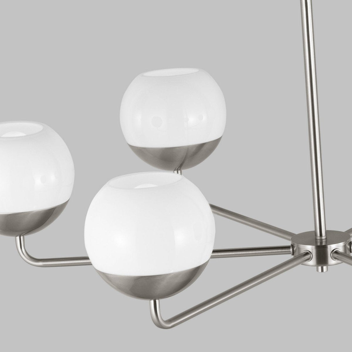 Lustre Alvin - Nickel brossé 38 1/4" by Visual Comfort Studio | Luminaires & cie