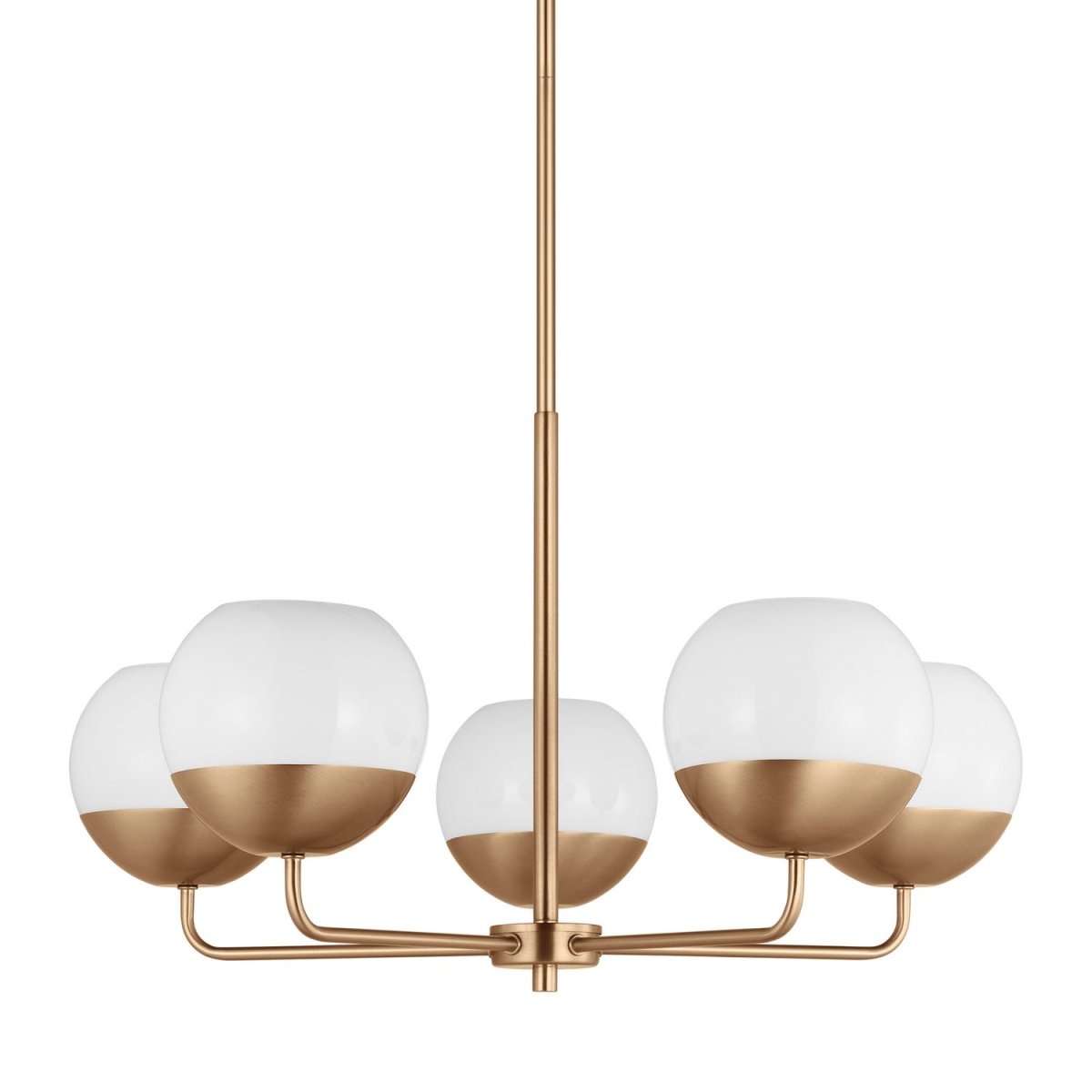 Lustre Alvin - Nickel brossé 38 1/4" by Visual Comfort Studio | Luminaires & cie