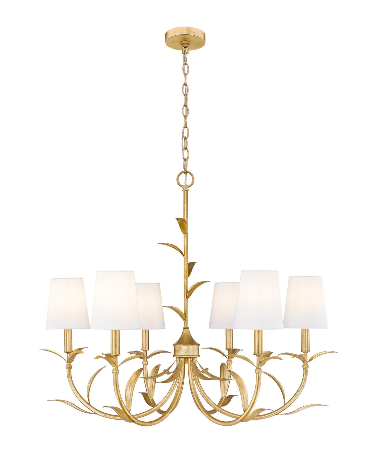 Lustre Aslin Or feuille, 31" – Z-Lite