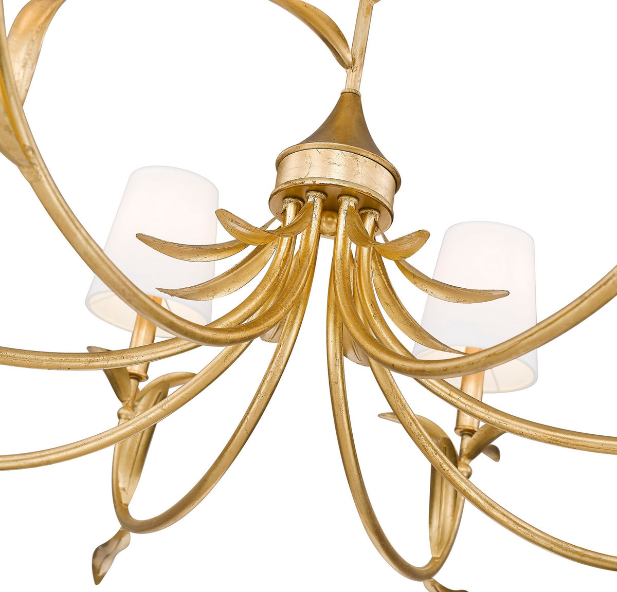 Lustre Aslin Or feuille, 42" – vue 5