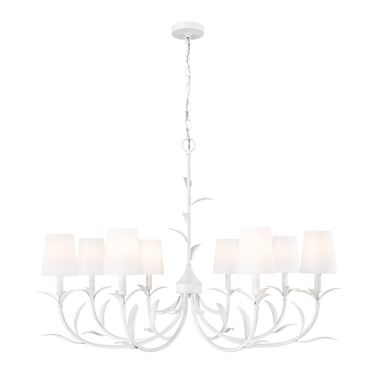 Lustre Aslin Blanc texturé, 42" – Z-Lite