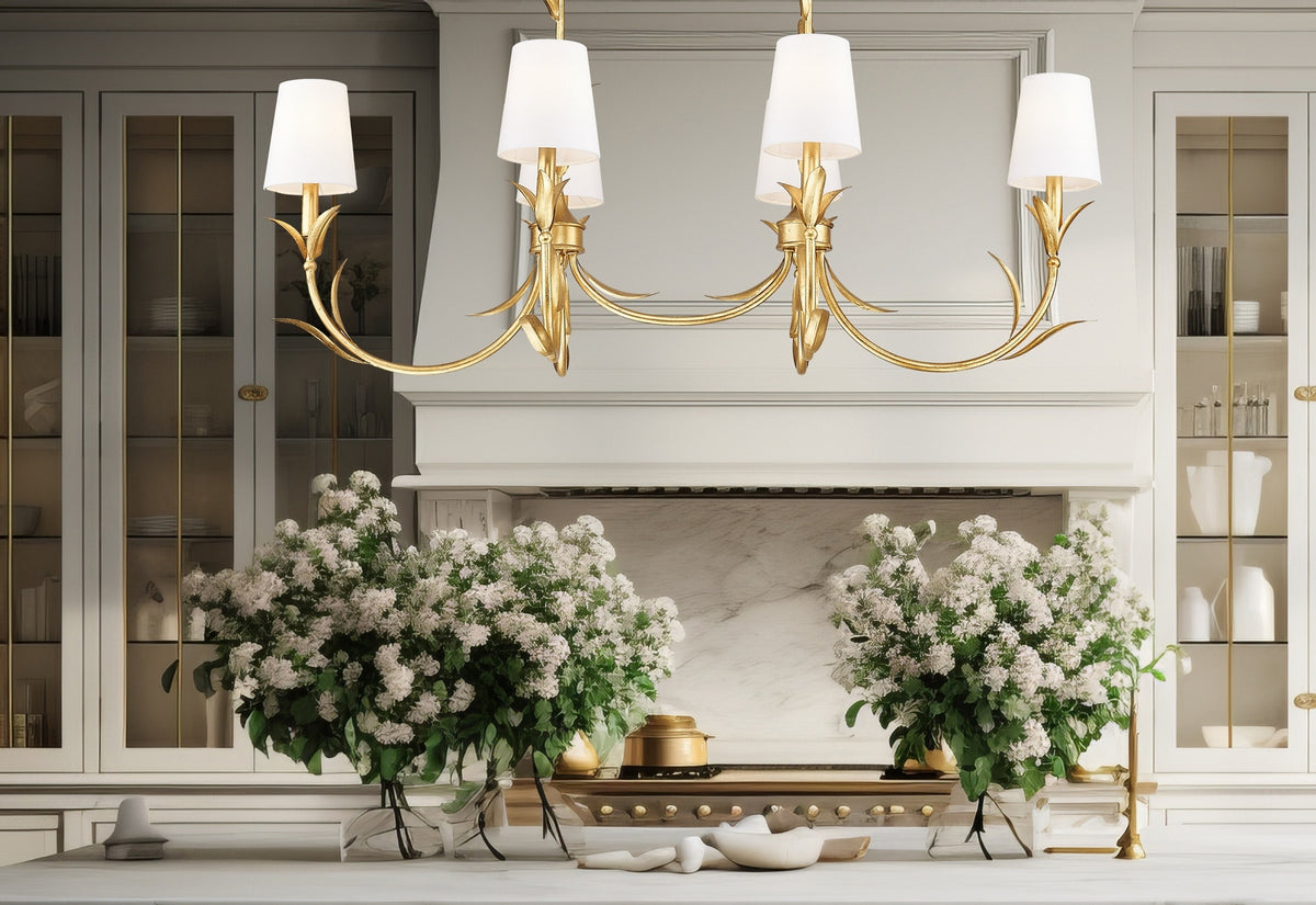Lustre Aslin Or feuille, 20" – vue 7
