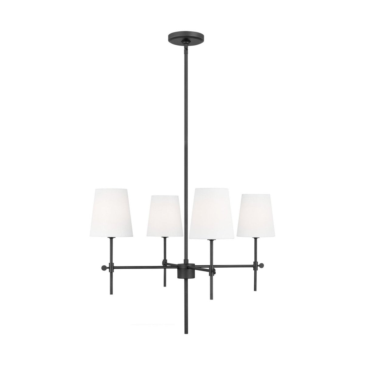 Lustre Baker - Noir minuit 26" by Visual Comfort Studio | Luminaires & cie