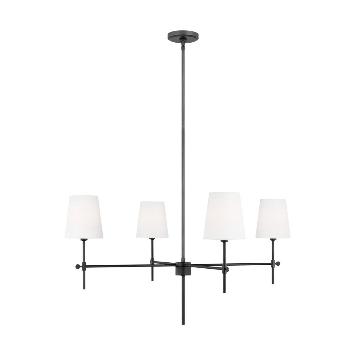 Lustre Baker - Noir minuit 36" by Visual Comfort Studio | Luminaires & cie