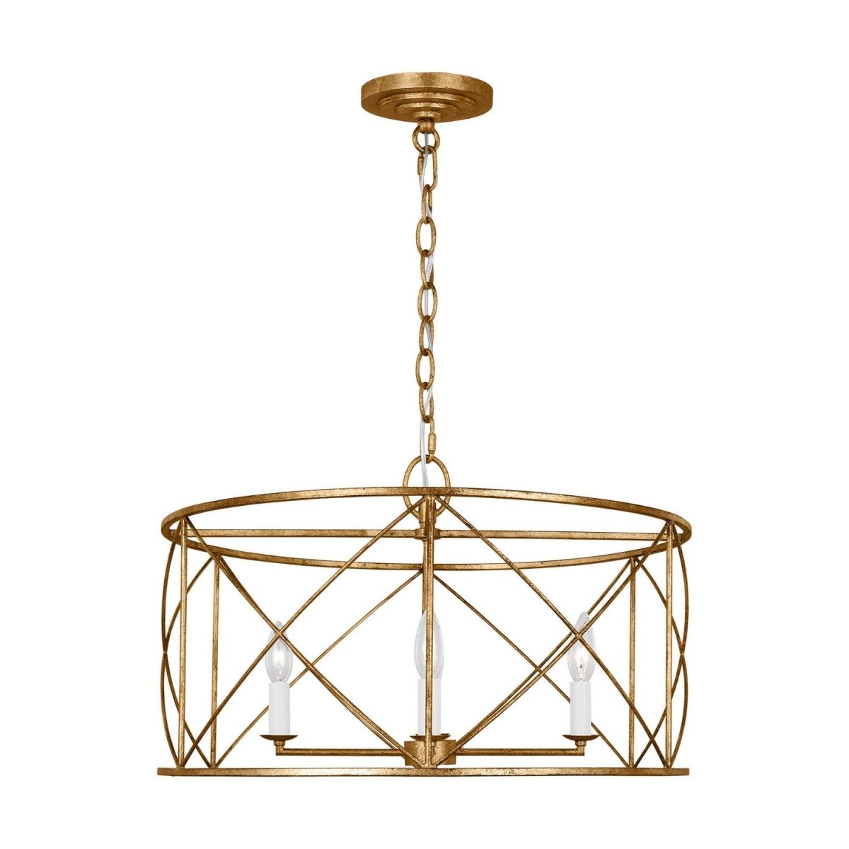 Lustre Beatrix - Doré antique 22" by Visual Comfort Studio | Luminaires & cie