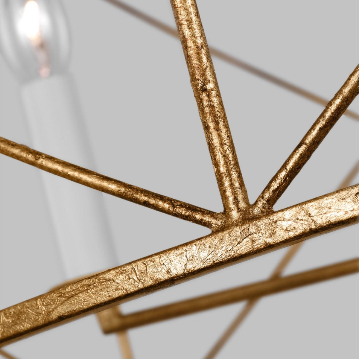 Lustre Beatrix - Fer vieilli 22" by Visual Comfort Studio | Luminaires & cie