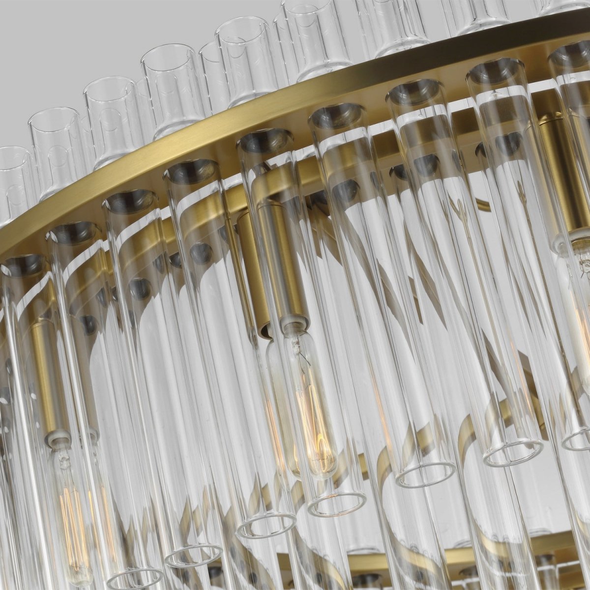 Lustre Beckett - Laiton bruni 32" by Visual Comfort Studio | Luminaires & cie