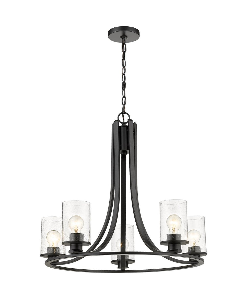Lustre Beckett - Noir mat by Z-Lite | Luminaires & cie