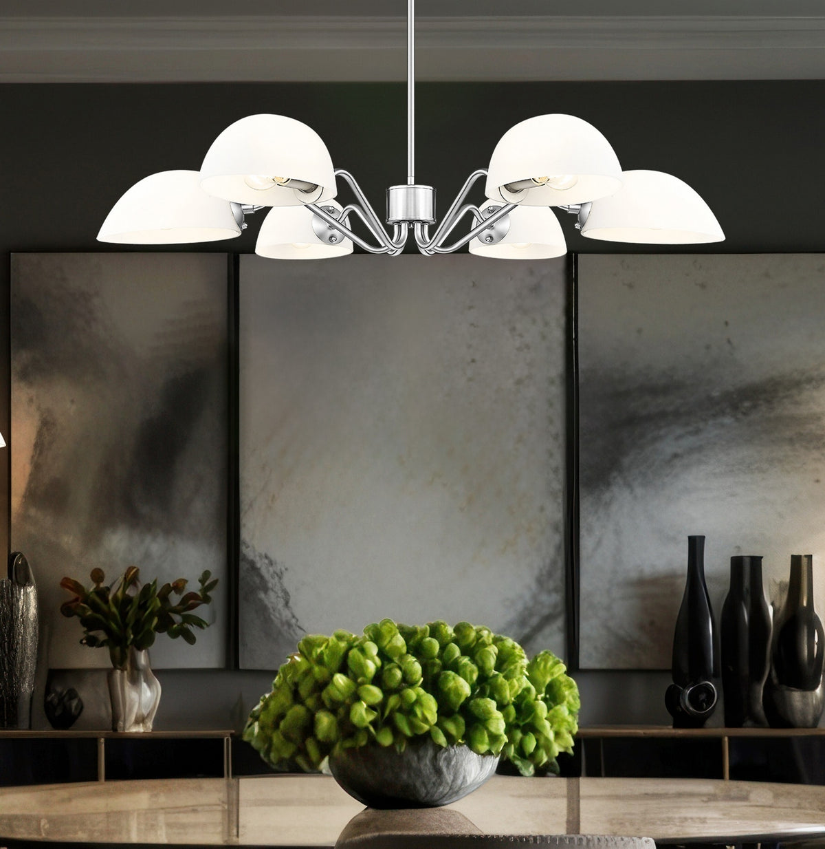 Lustre Breton Nickel brossé, 39" – vue 7