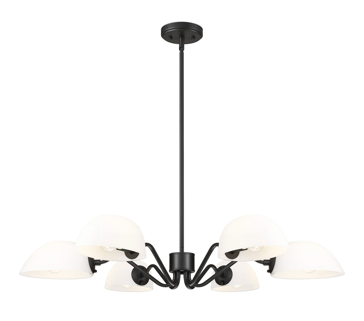 Lustre Breton Noir mat, 39" – Z-Lite